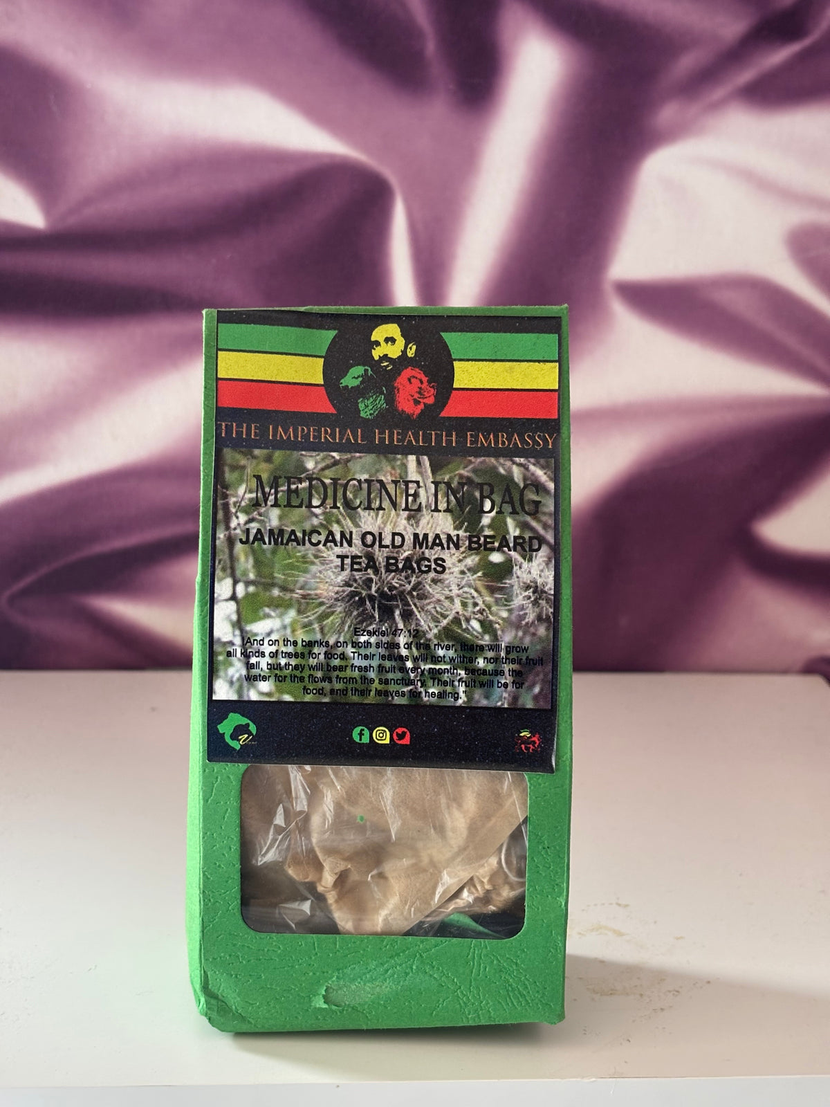 JAMAICAN OLD MAN BEARD POWDERED TEA BAGS