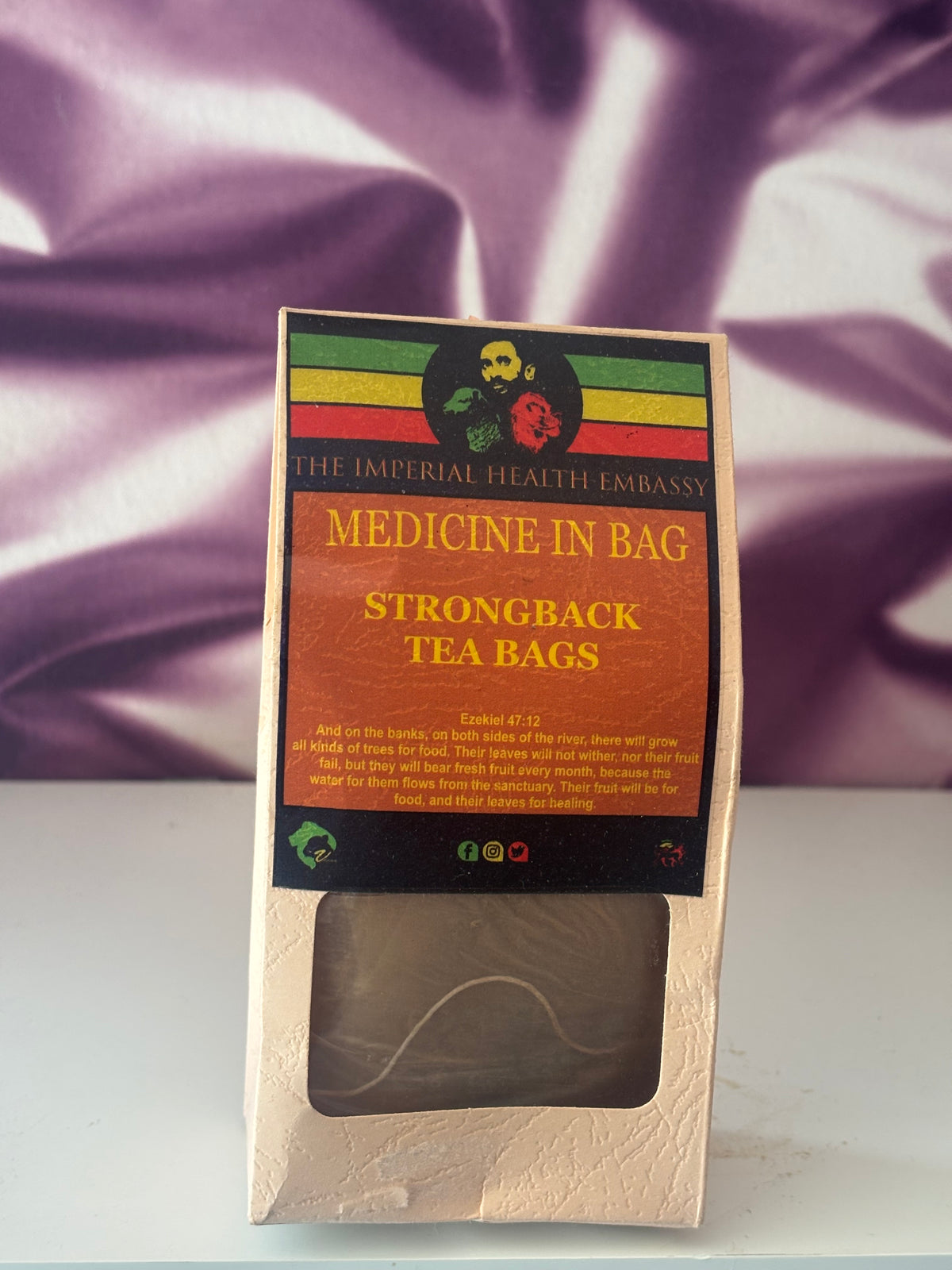 STRONGBACK POWDERED TEA BAGS