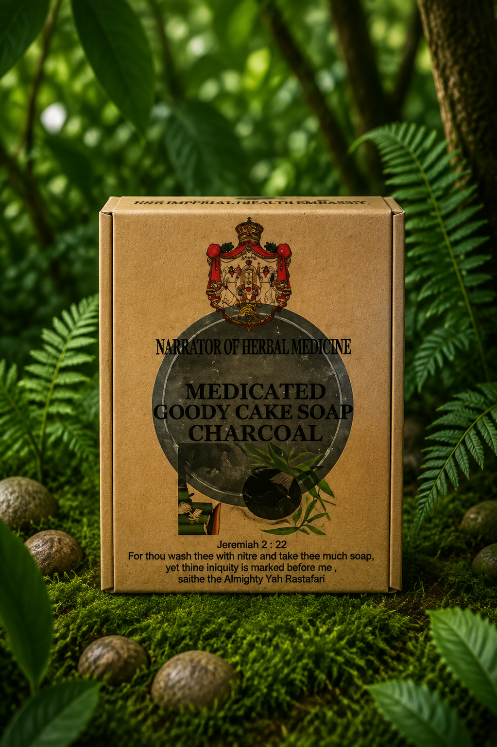 Medicated Goody Cake Soap - Charcoal